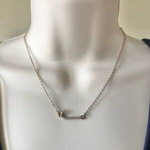 Gold Tone “J” Initial Necklace